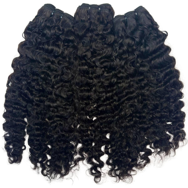 Burmese Curly 100% Human Hair Bundle Deals